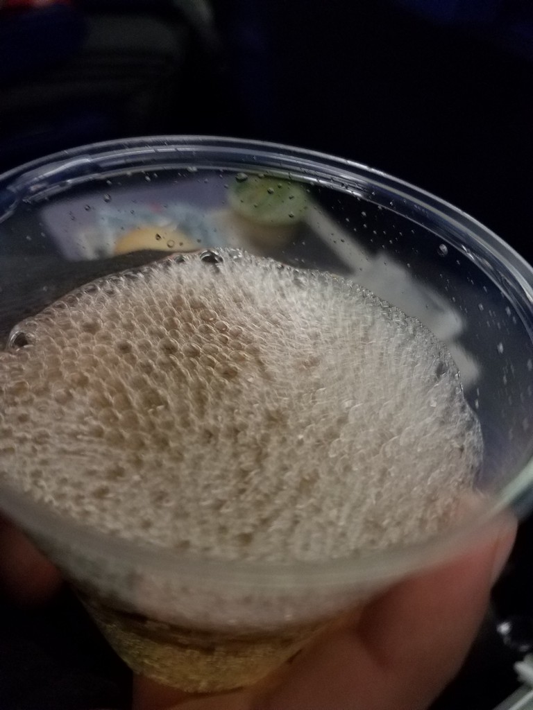a close up of a cup of liquid