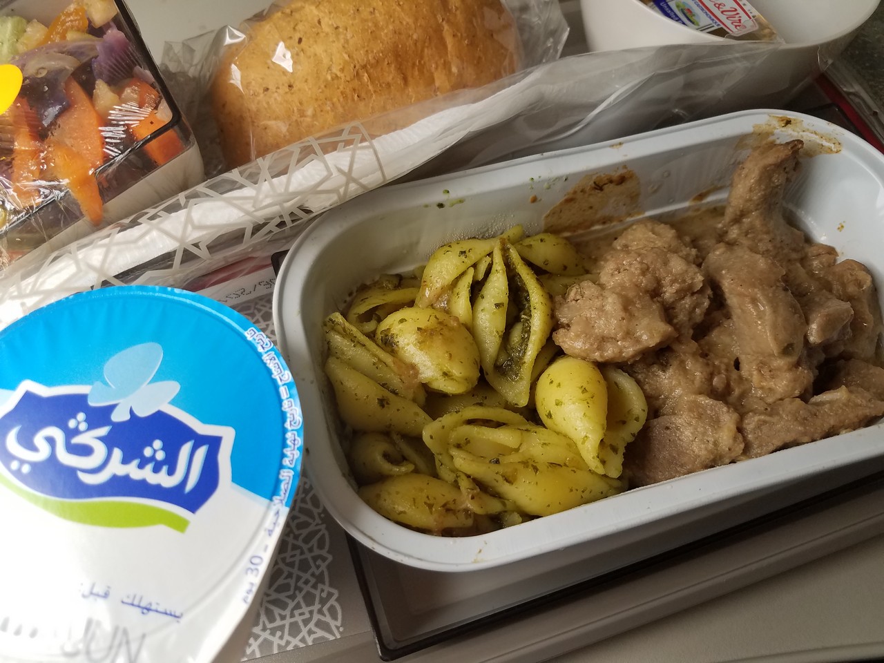 food in a container with food