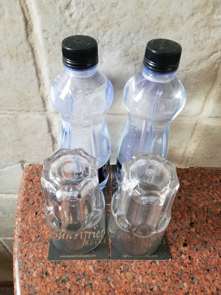 a group of plastic bottles