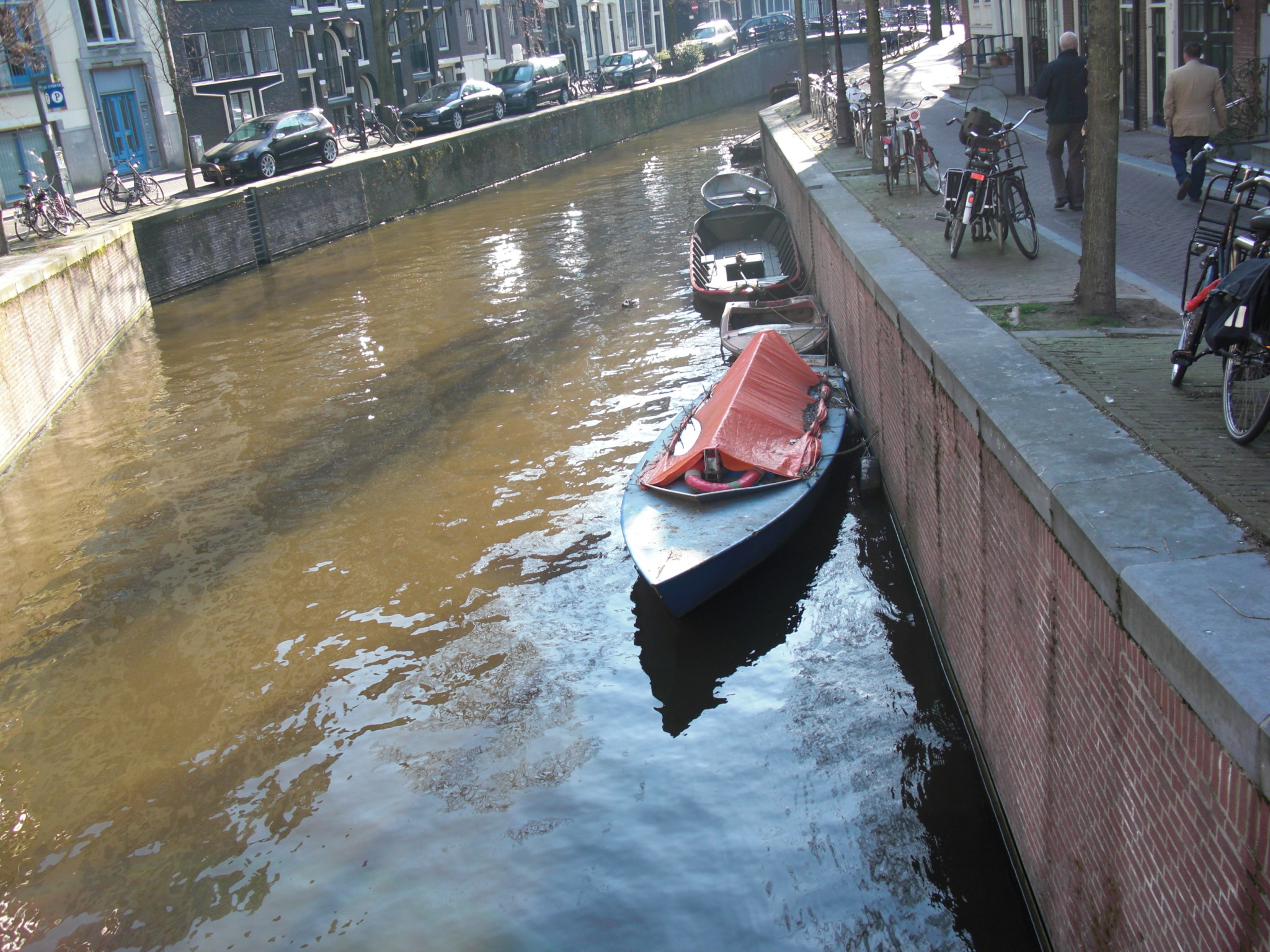 a boats in a canal