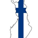 flag map of finland