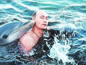 putin-with-dolphins