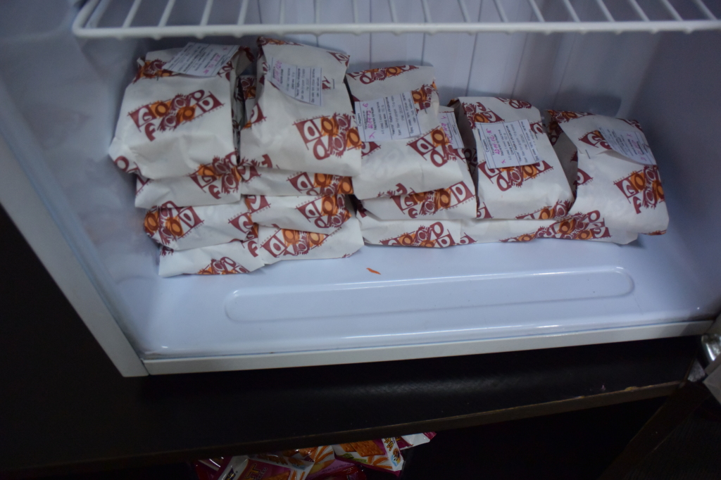 a group of food in a refrigerator