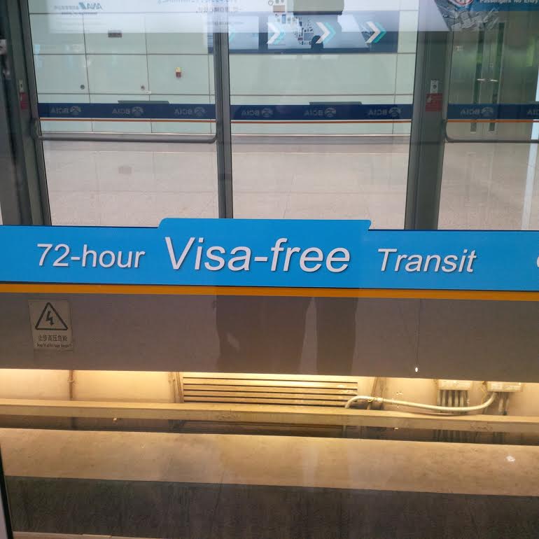You say you hate applying for a visa. You say you want to go to China. You say, out loud, “Oh I will just utilize the 72-hour visa-free transit option.” To you I say, flyer beware.
