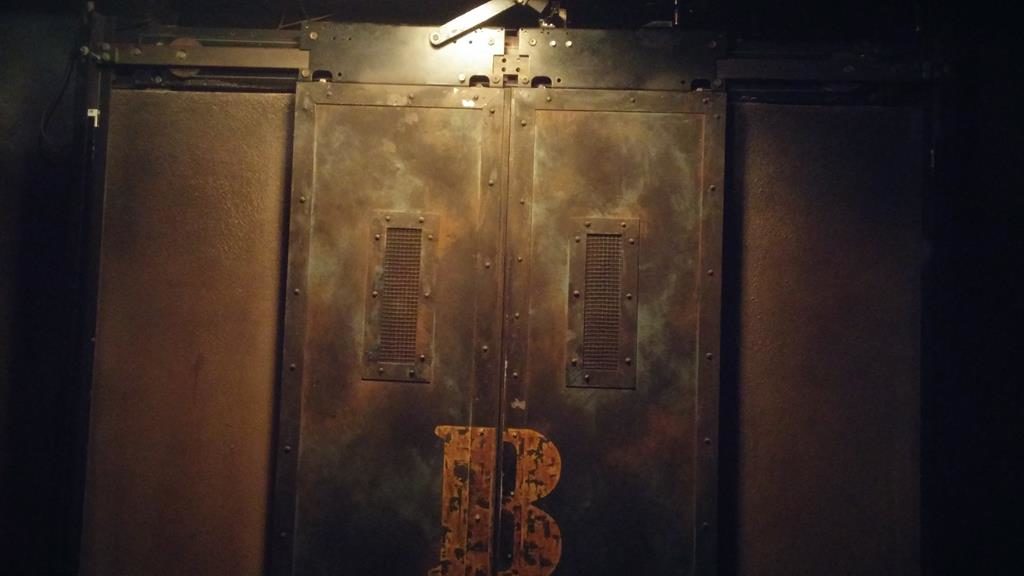 The doors to the elevator