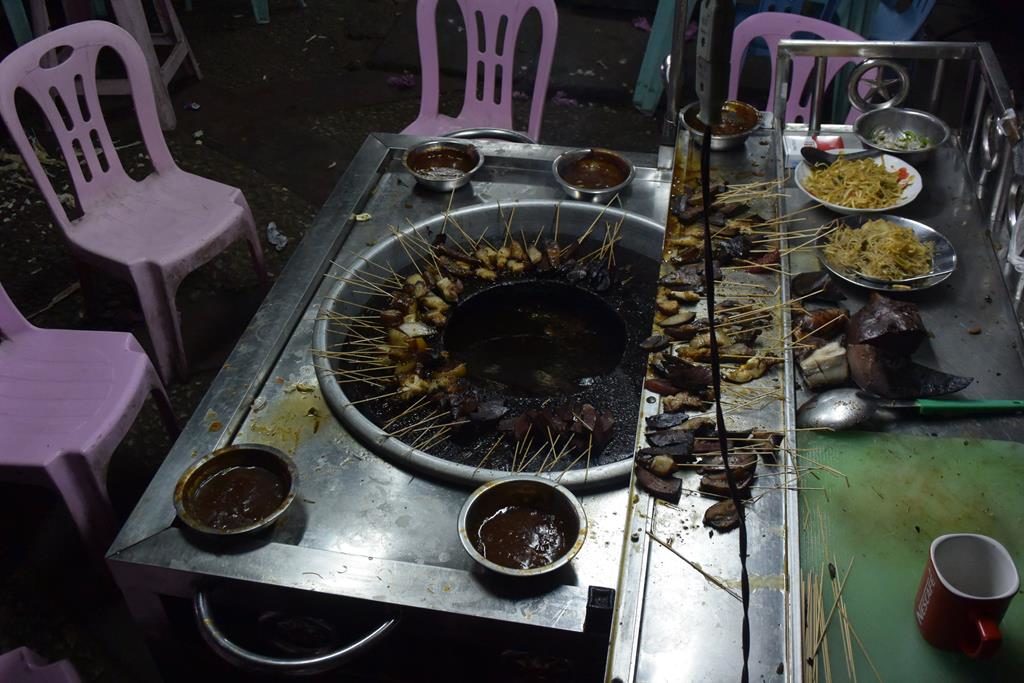Hot pot in the street