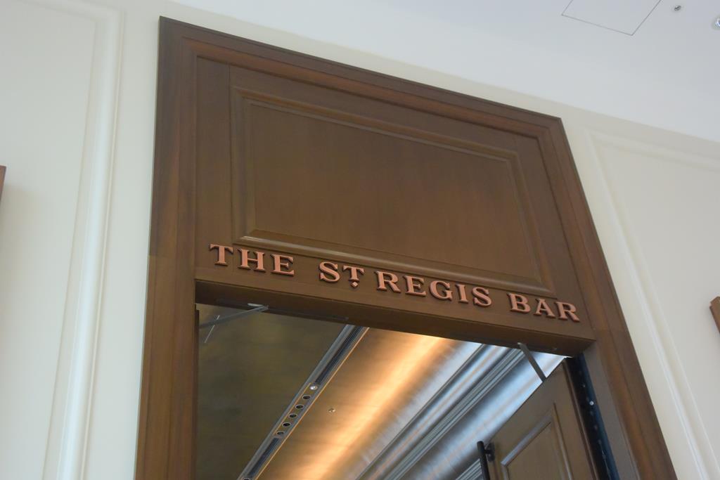 The famous St. Regis Bar