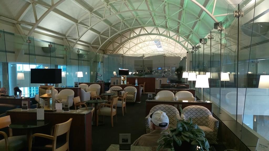 For a small United lounge it was very nice much like John Wayne's Airport. 