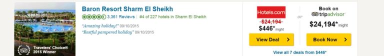 Deal Alert! $20,000+ Off Sharm el Sheikh Hotel