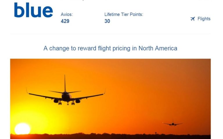 British Avios N America Devaluation: Luck Strikes Again