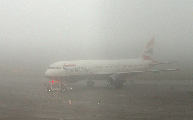 Photo of fog in London courtesy of Telegraph.co.uk
