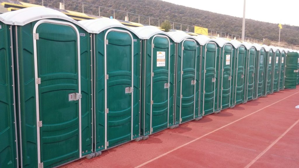 The toilets 