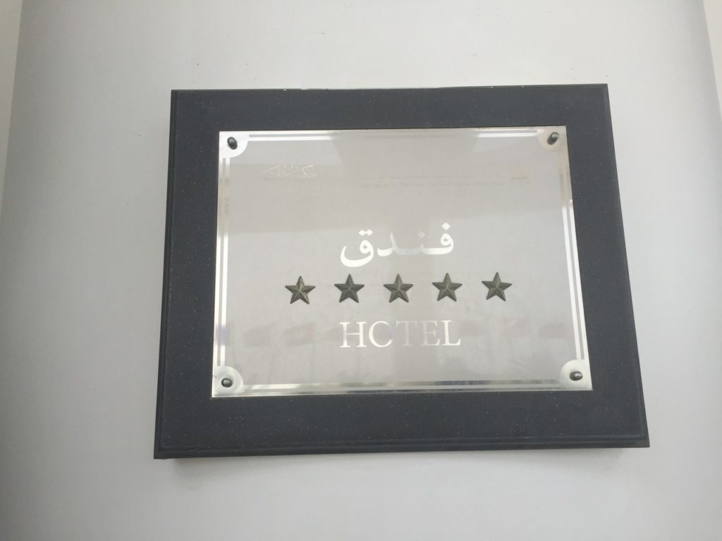 Every hotel is 5-star