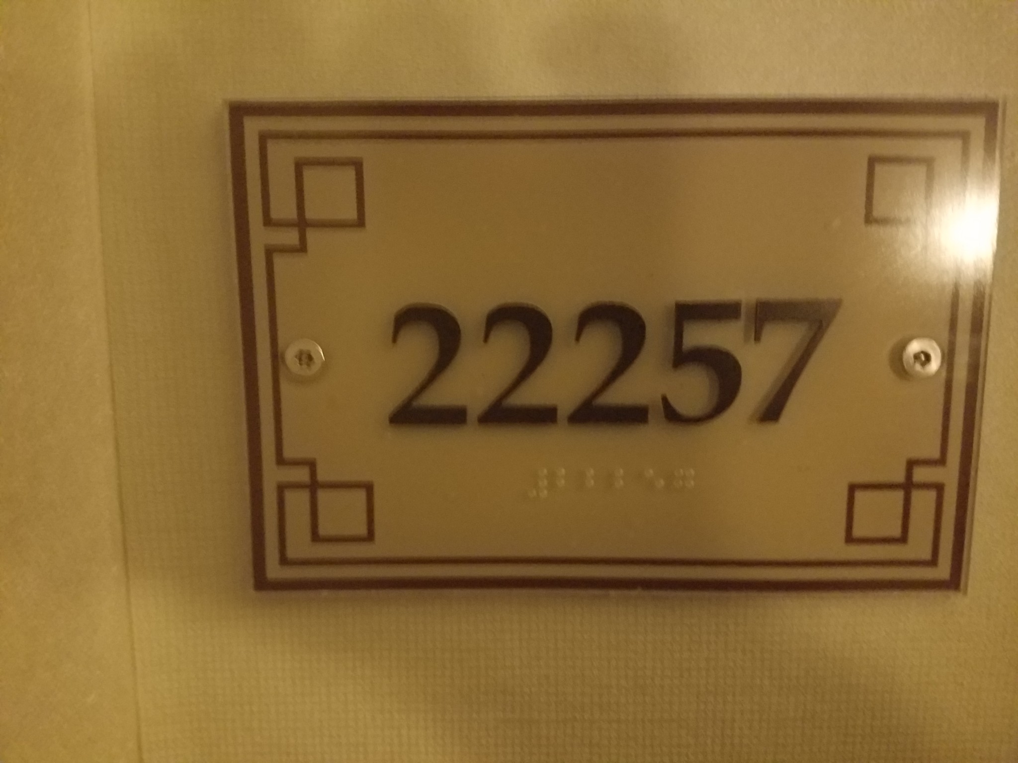 The most confusing room number for simpletons like myself to remember