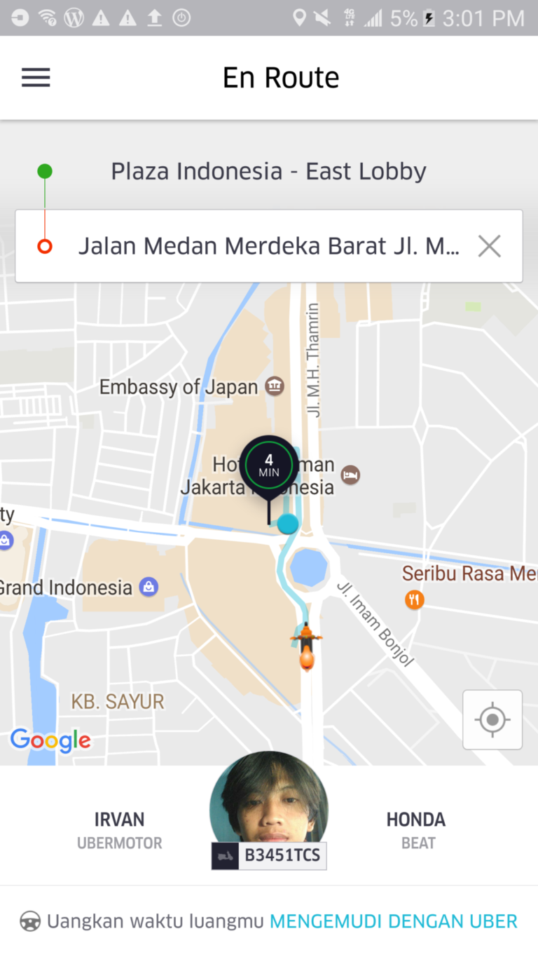 Uber Motorbike Jakarta! What Could’ve Been A Great Story