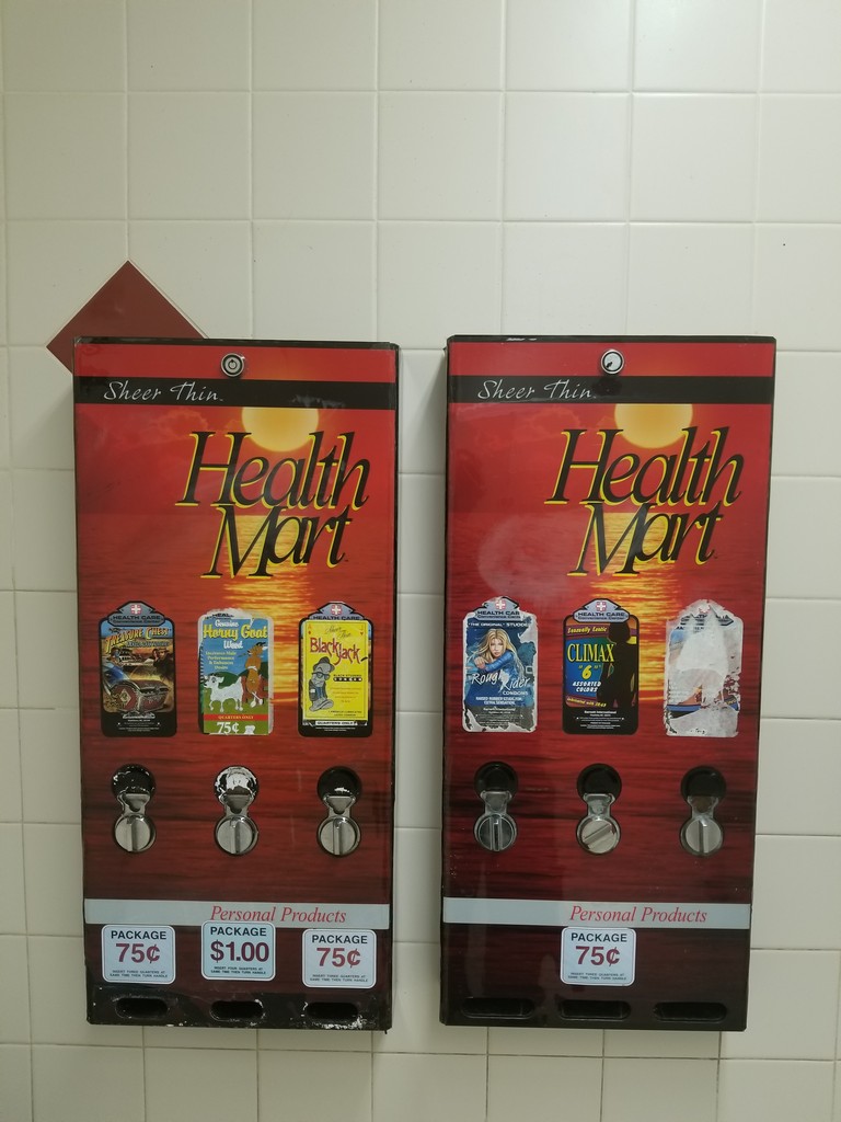 a couple of vending machines