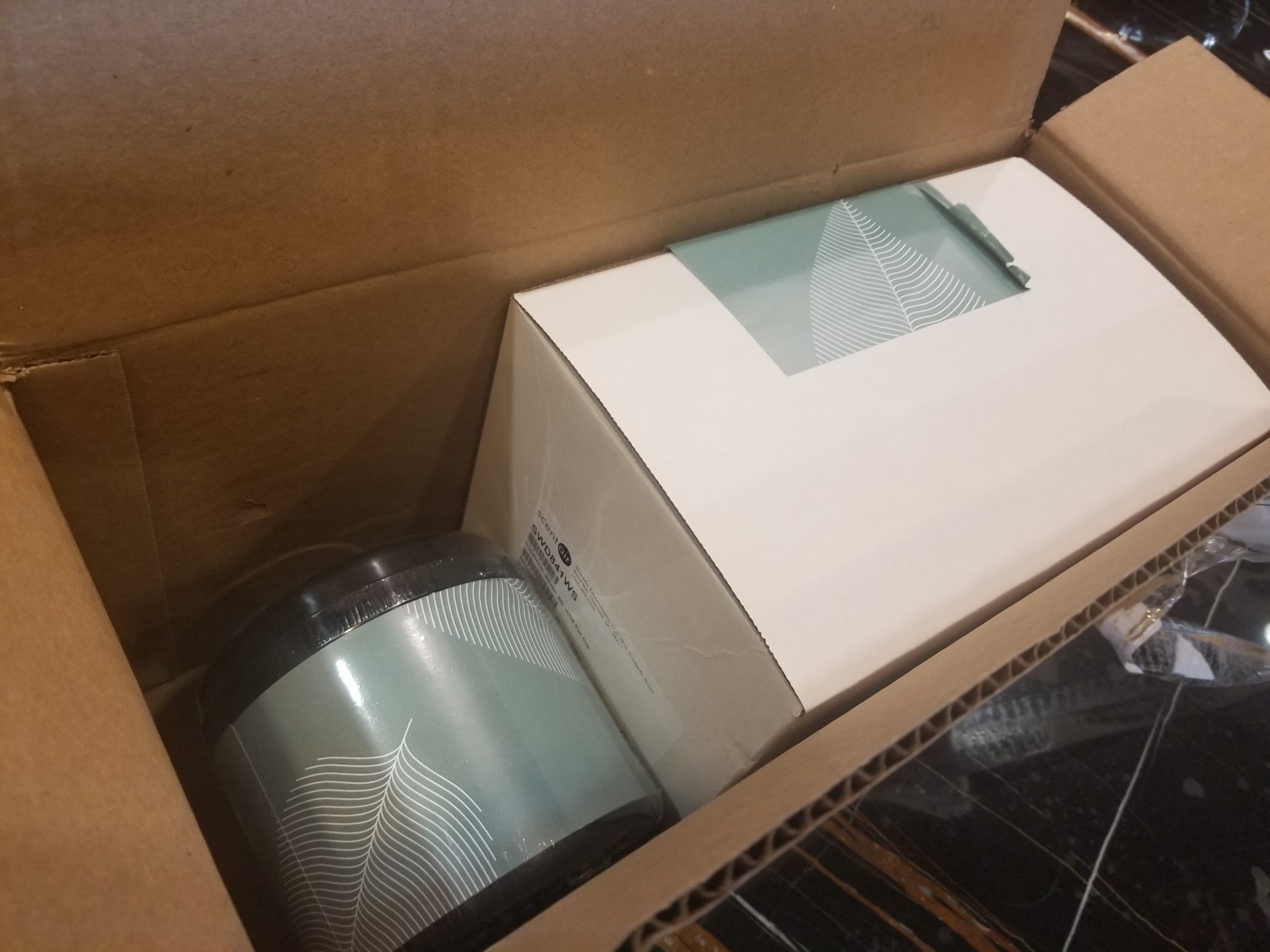 a box with a container in it