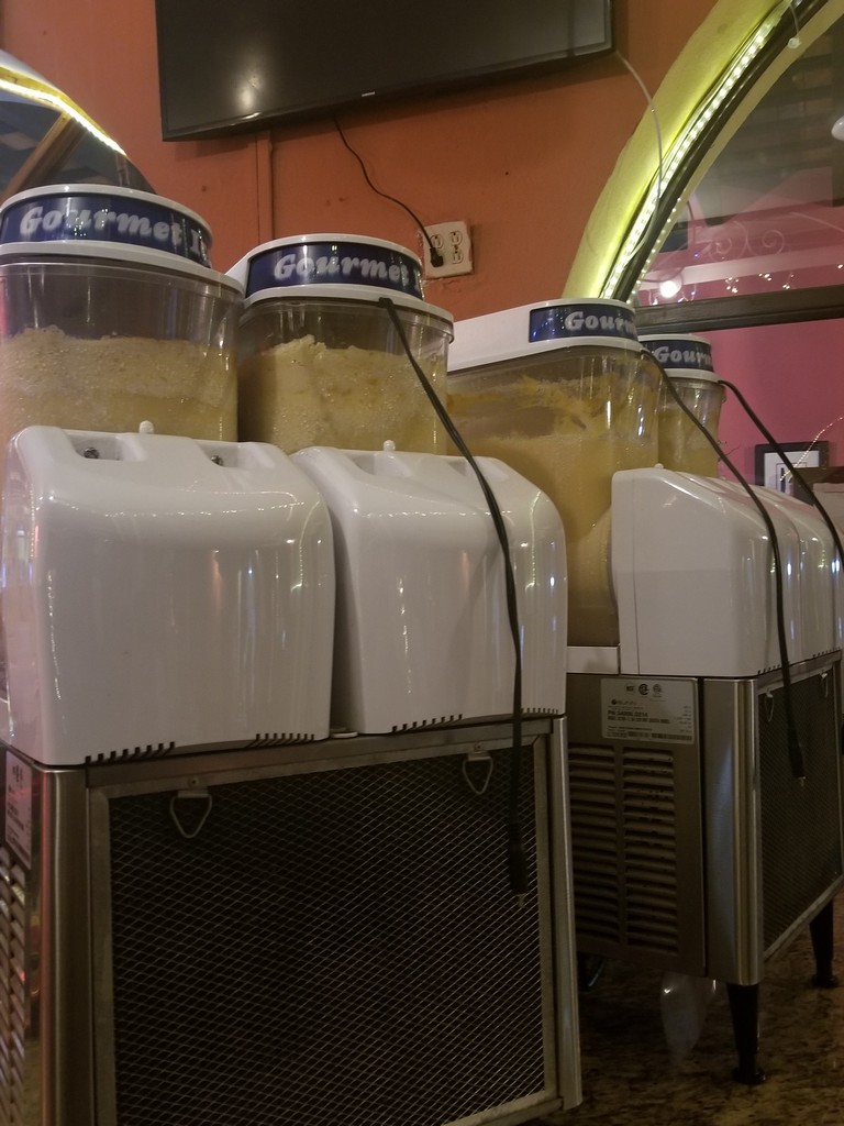 a group of ice cream machines