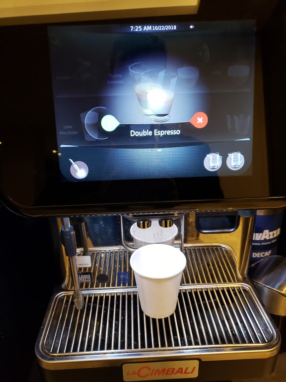 a screen on a machine