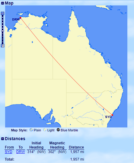 Qantas Business Sydney to Darwin: Off to Croc Country