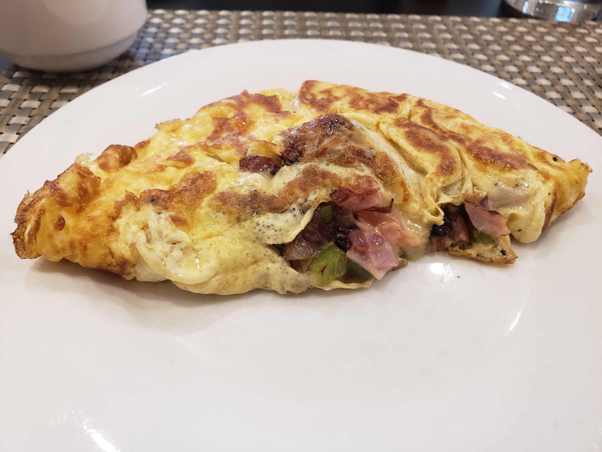a omelette on a plate