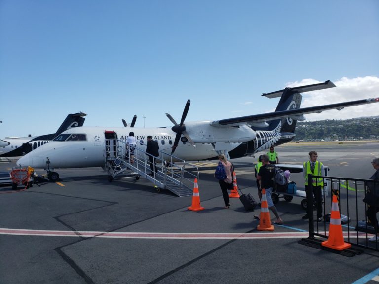 Air New Zealand Wellington to Blenheim: Prop Plane Comfort Plus