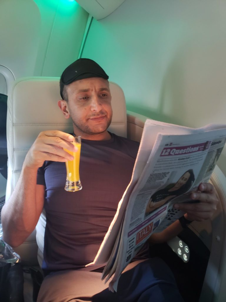 Air New Zealand Auckland San Francisco: Business Back Up Over