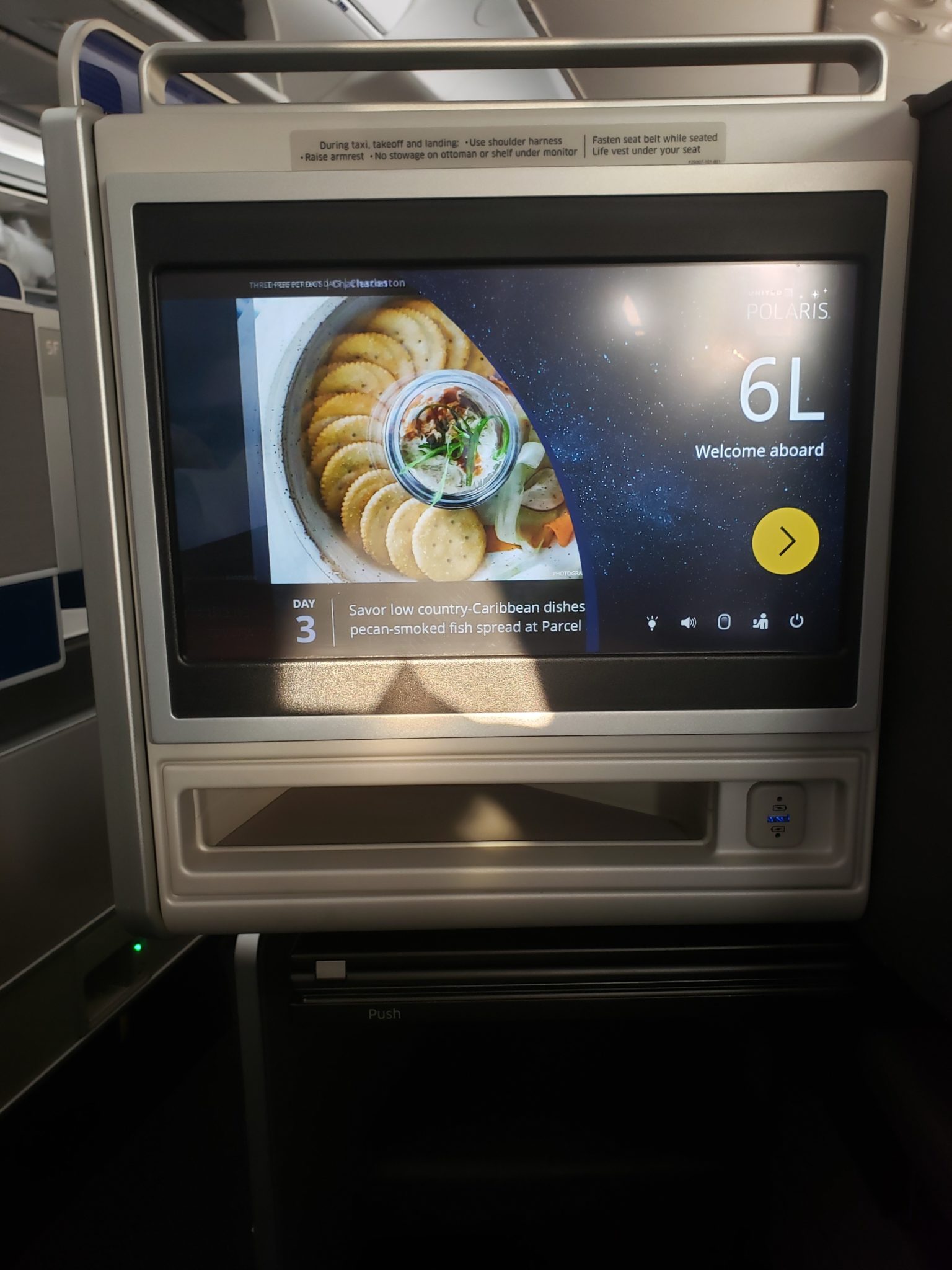 a screen on a machine