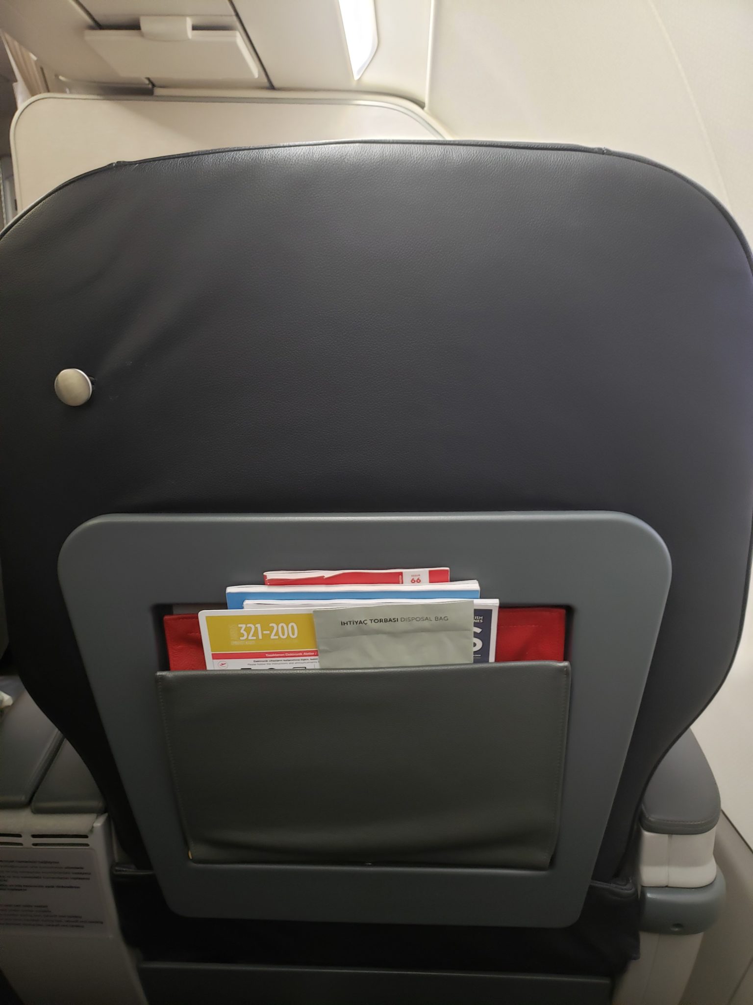 a seat with a pocket in it
