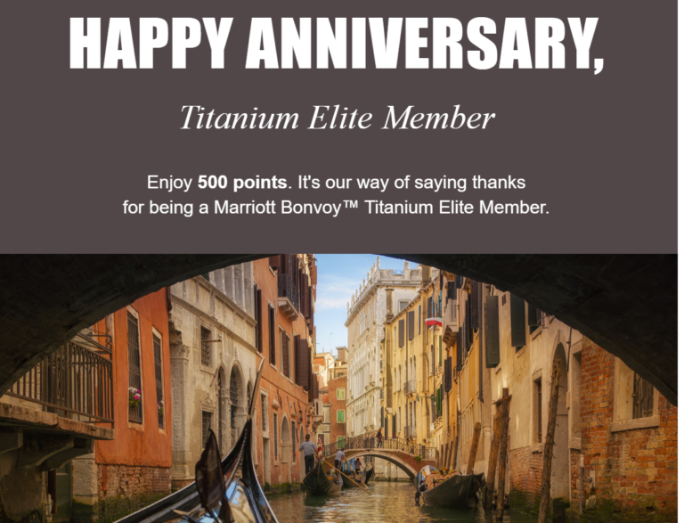 500 Anniversary Points? Really, Bonvoy?