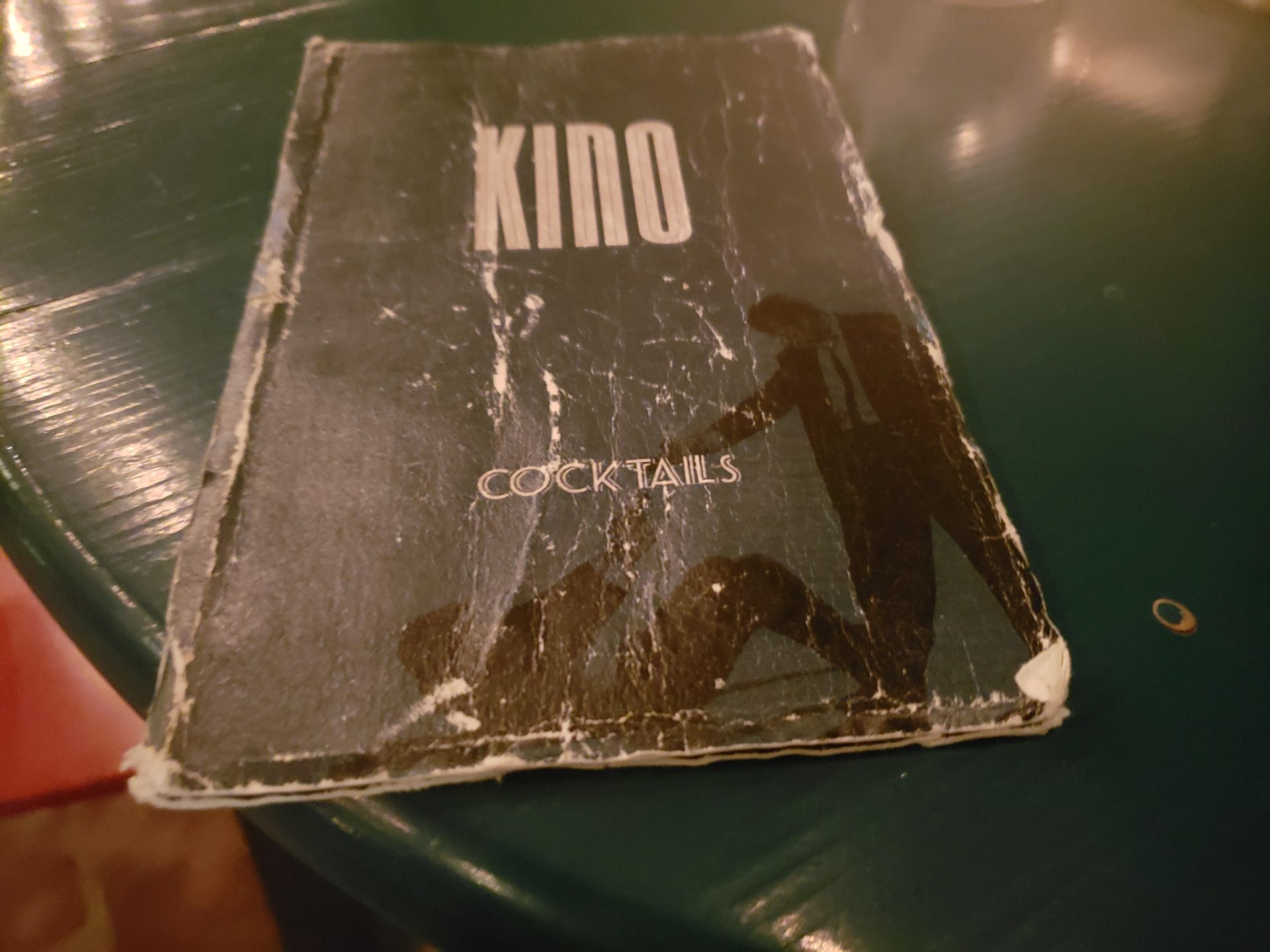a book on a table