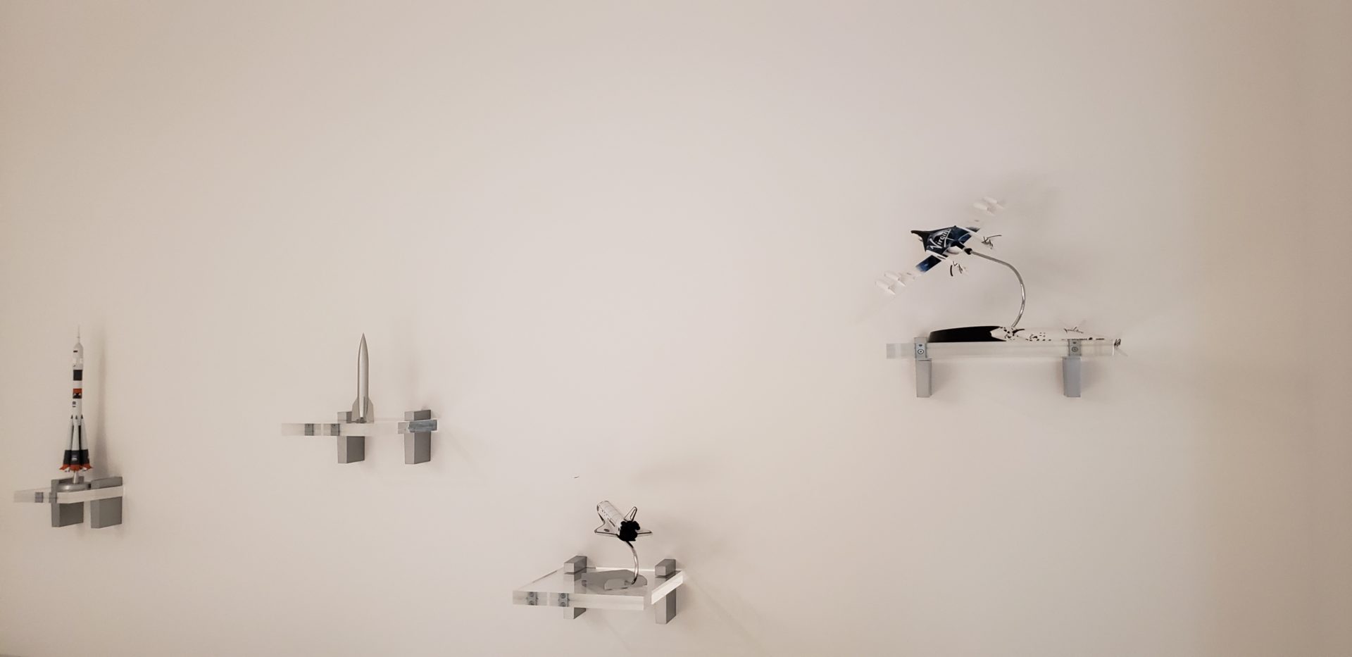 a group of objects on a wall