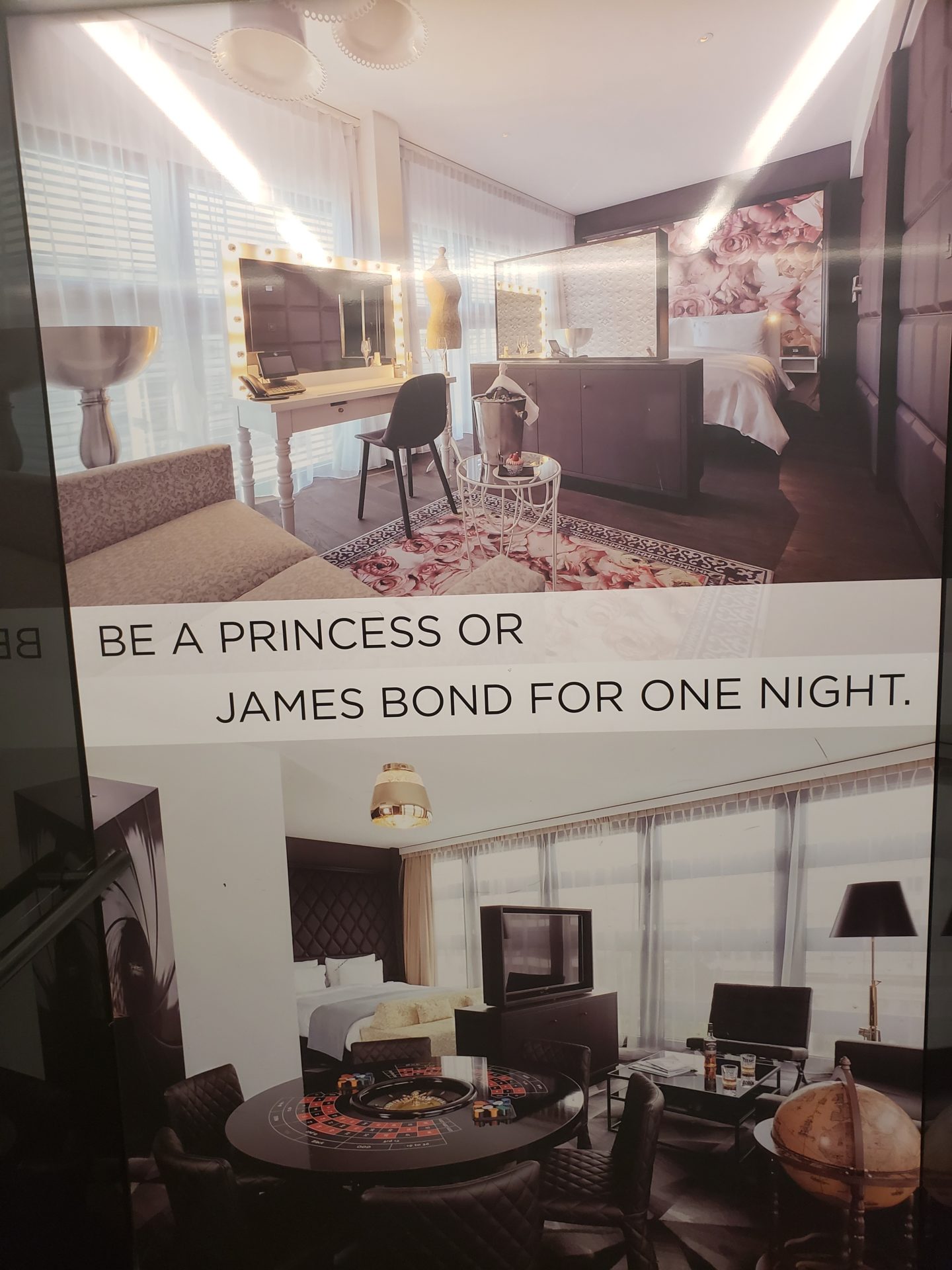 a poster of a bedroom