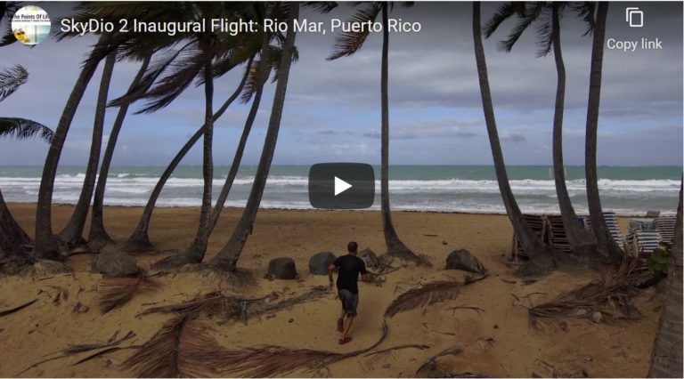 VIDEO: SkyDio 2 Inaugural Flight: Rio Mar, Puerto Rico
