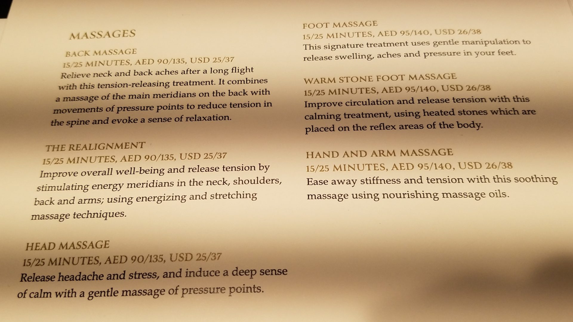 a close up of a massage manual