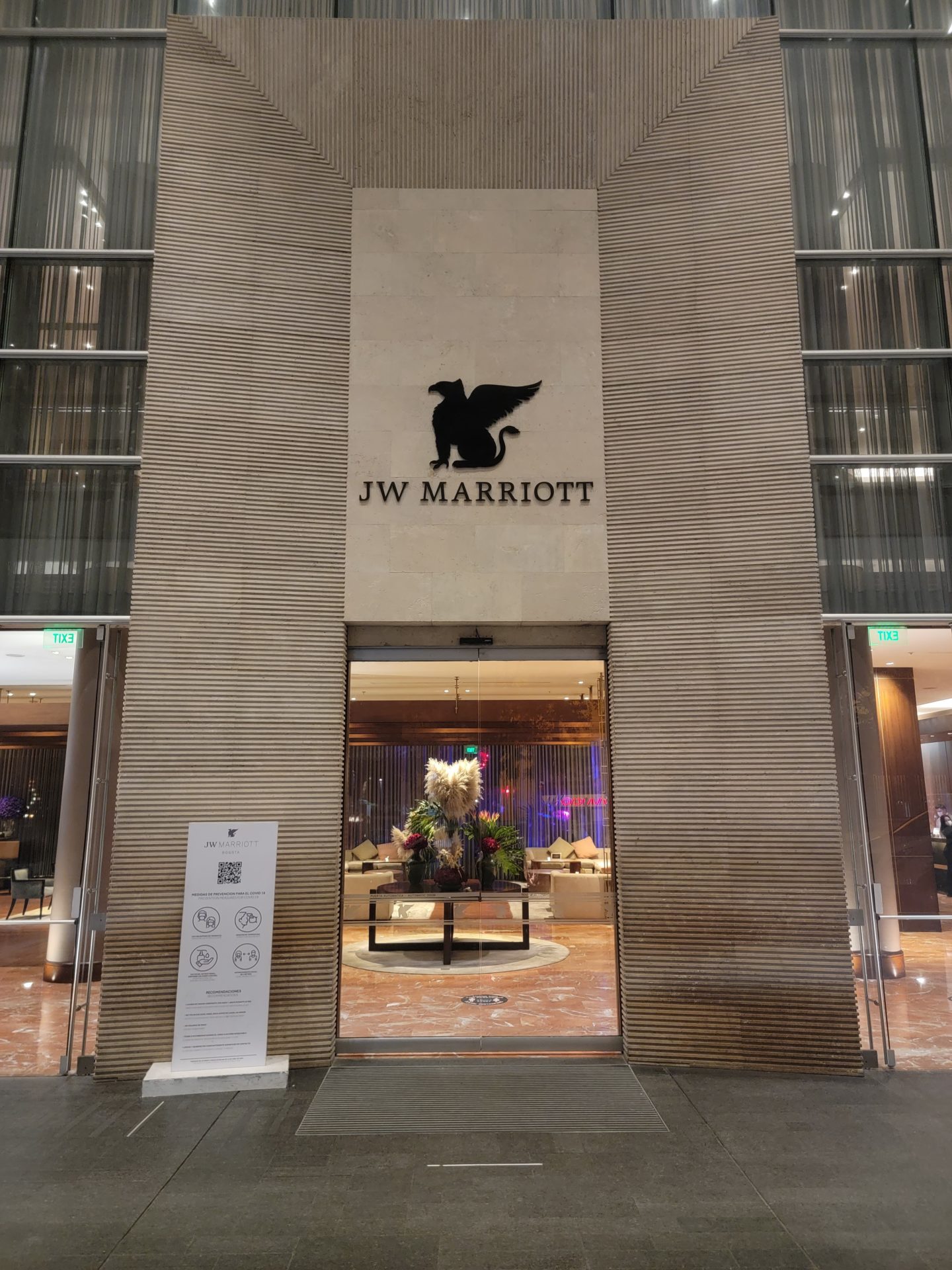JW Marriott Bogota: My Father Would Stay Here