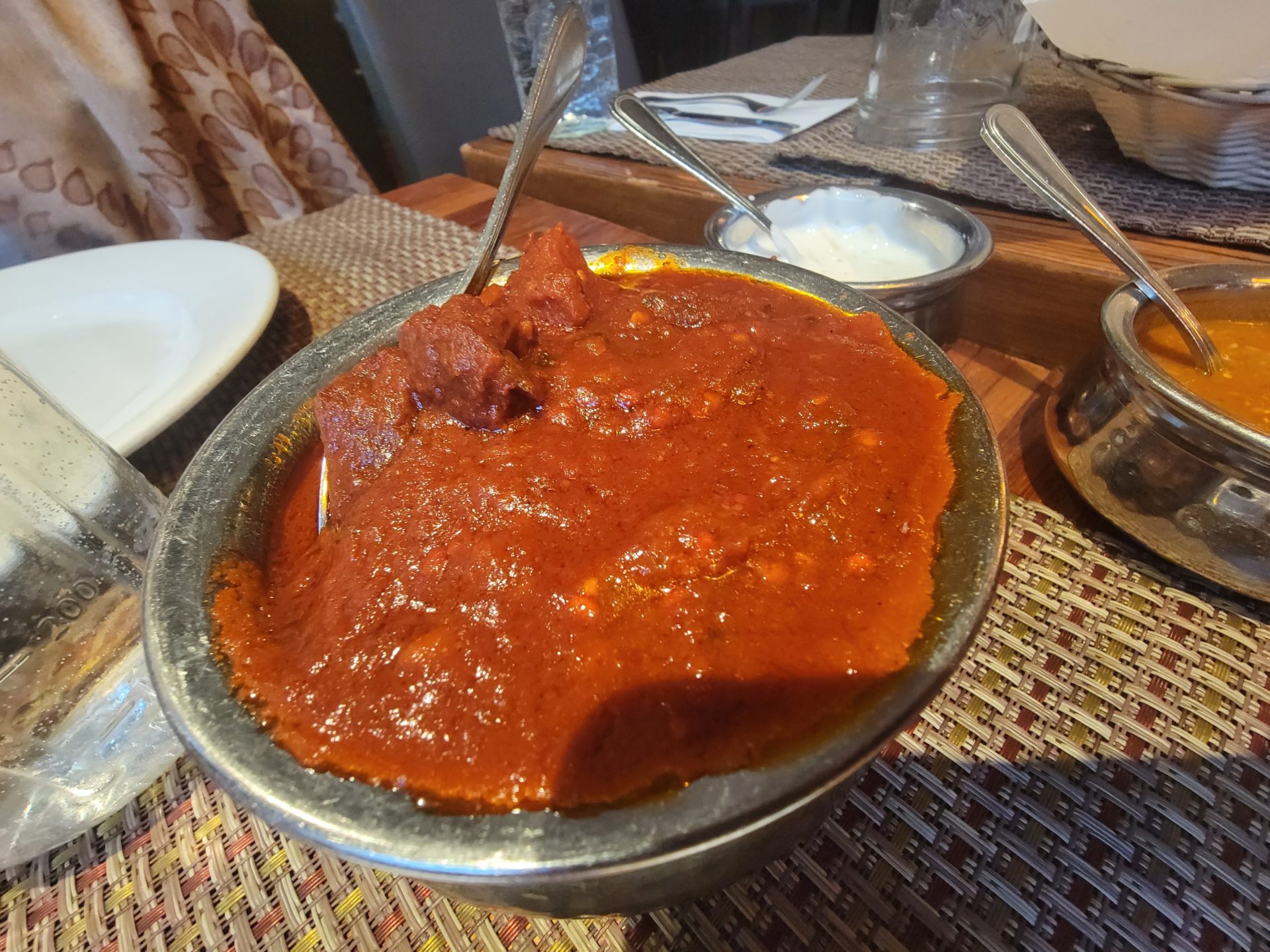 a bowl of red sauce