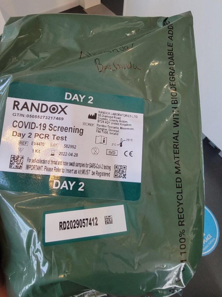 Scam Covid Test #1: Entering the UK