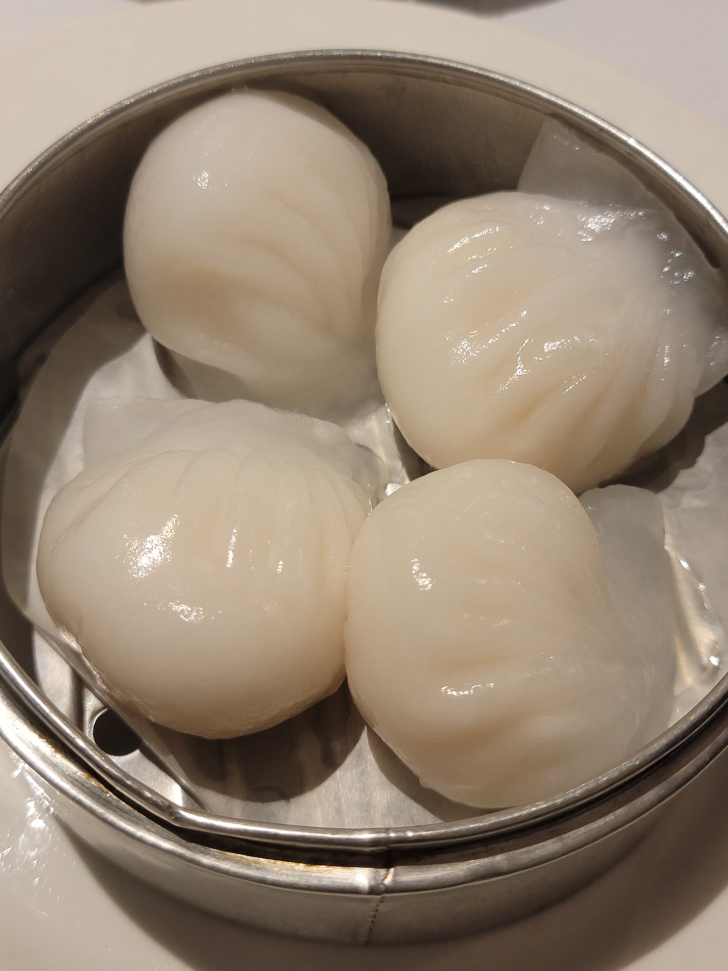 a group of dumplings in a container