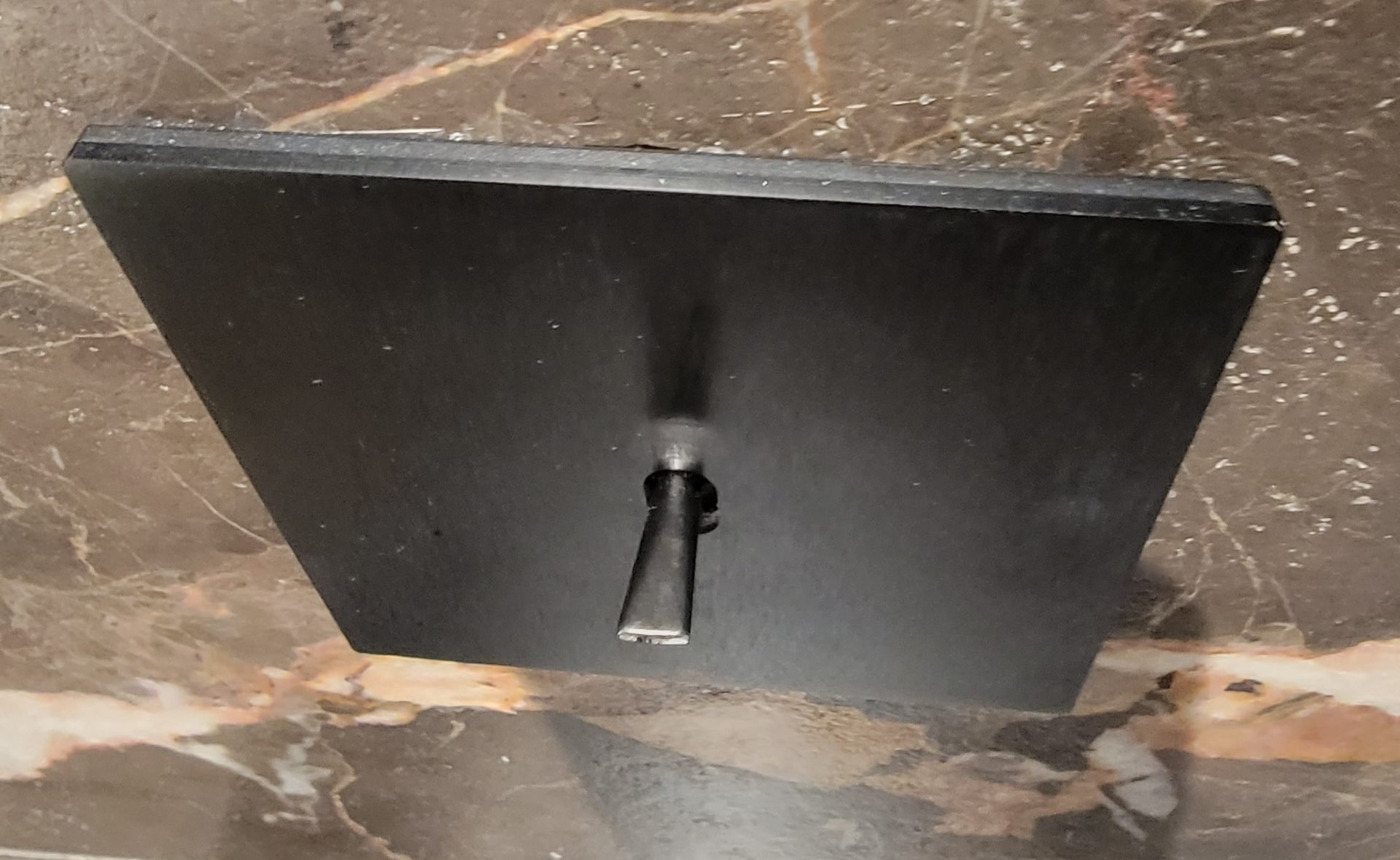 a black box with a handle
