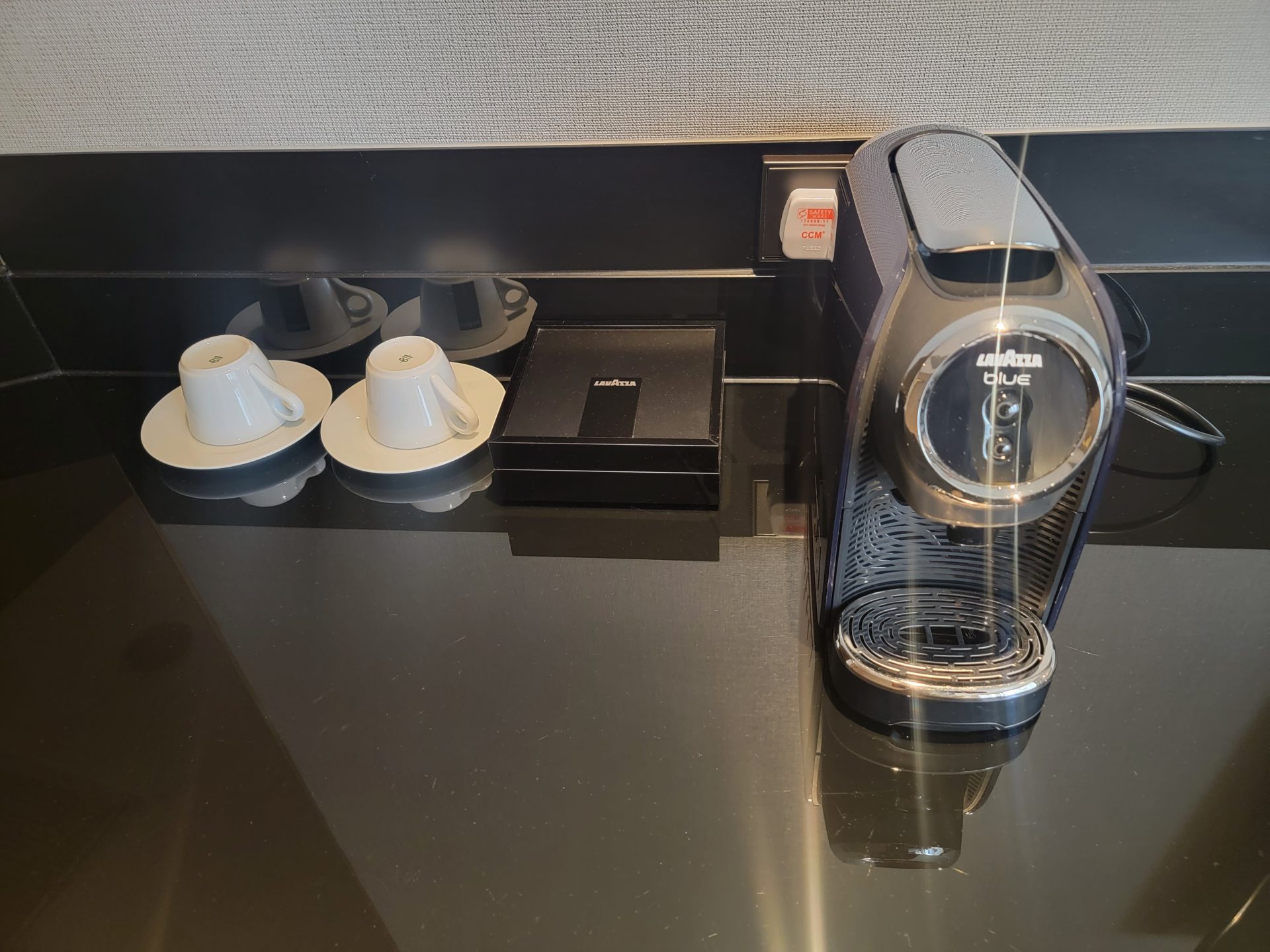a coffee machine on a table
