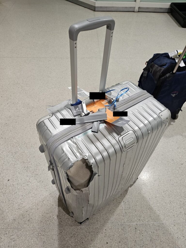 Delta Damaged Bag Premium Economy Flight Review