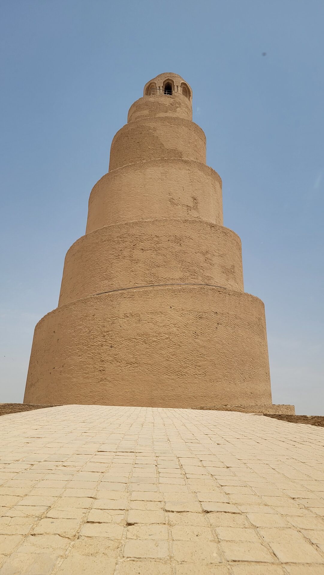 a large tower made of bricks