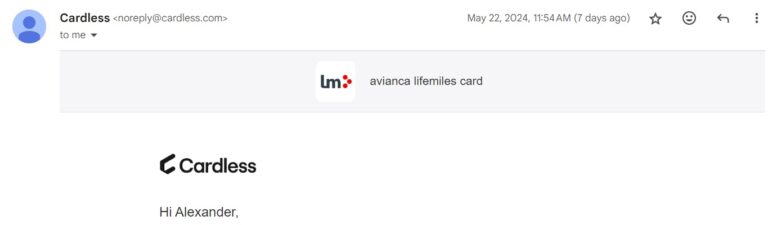 Avianca LifeMiles Rejected for What?