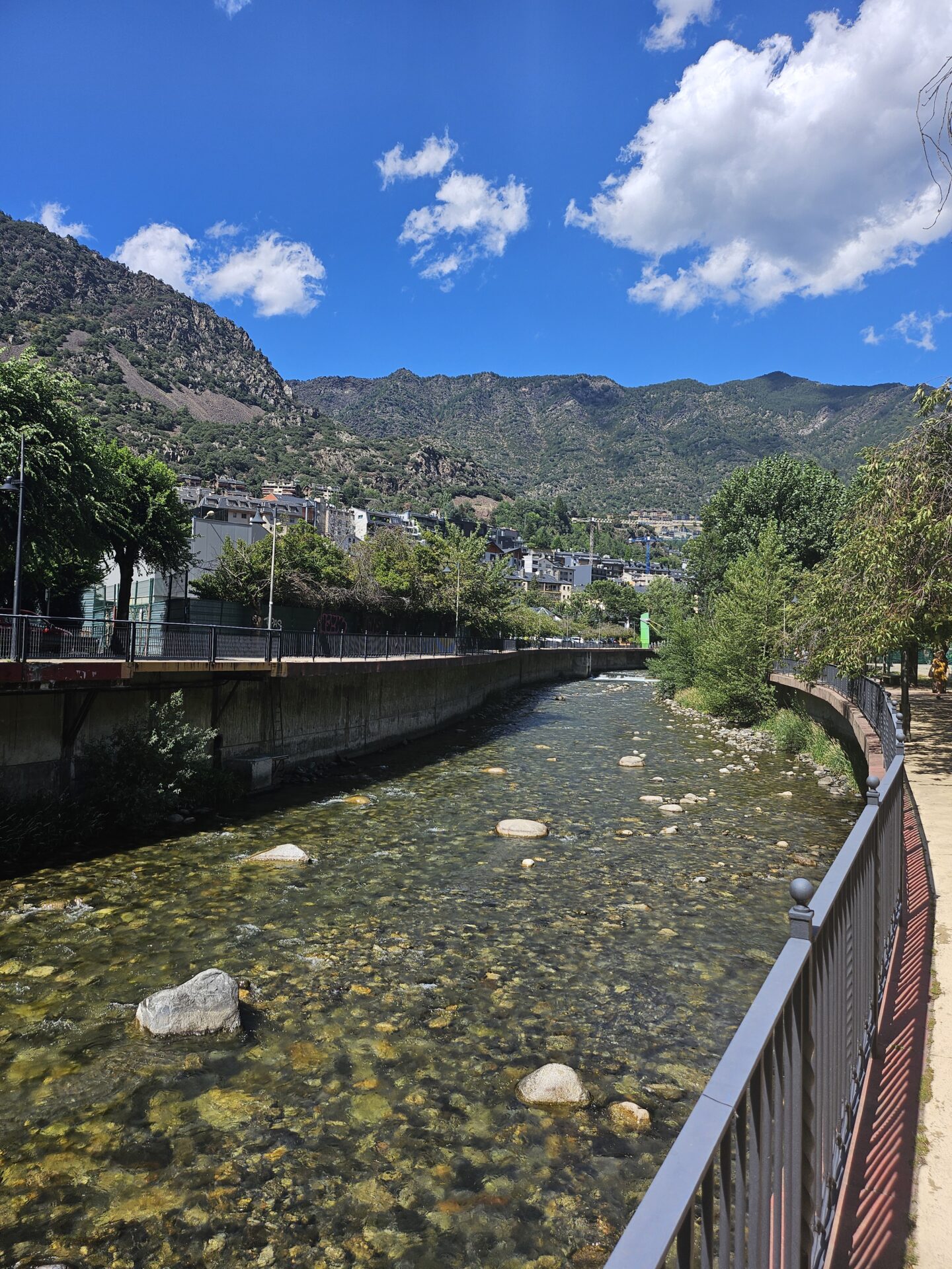 a river running through a city