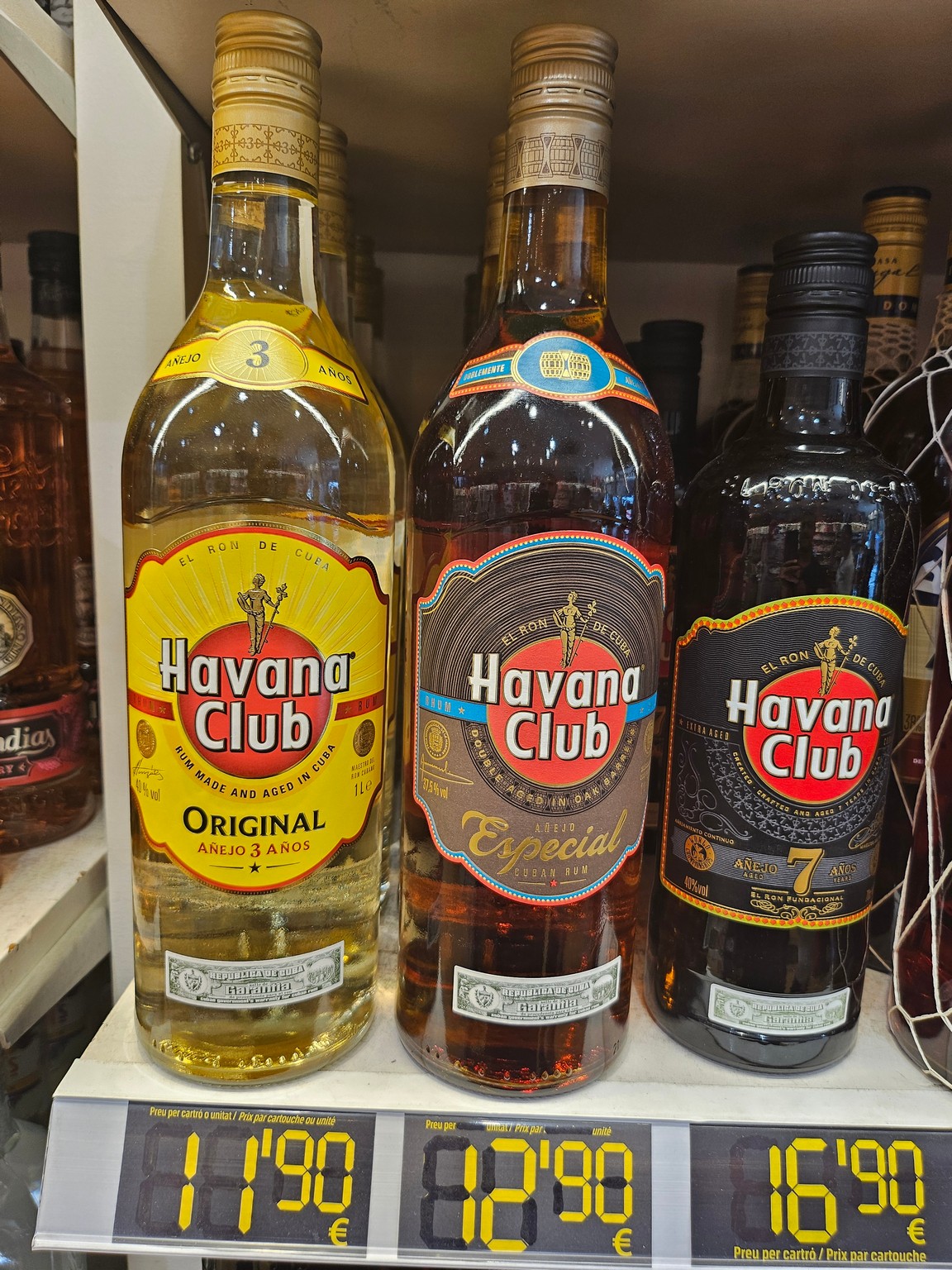 a group of bottles of liquor