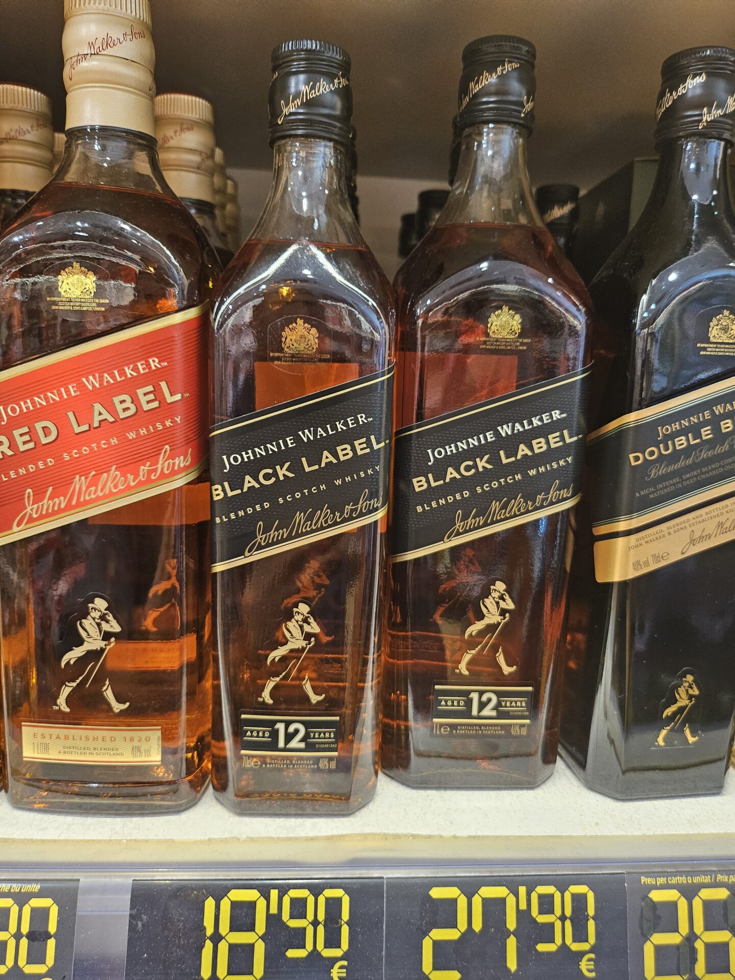 a group of bottles of liquor