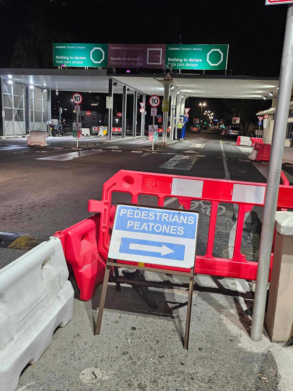 a road sign on the side of a road