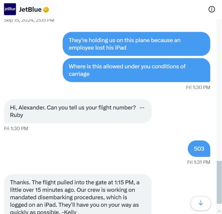 False Imprisonment? All JetBlue Passengers Detained Over a Lost Tablet