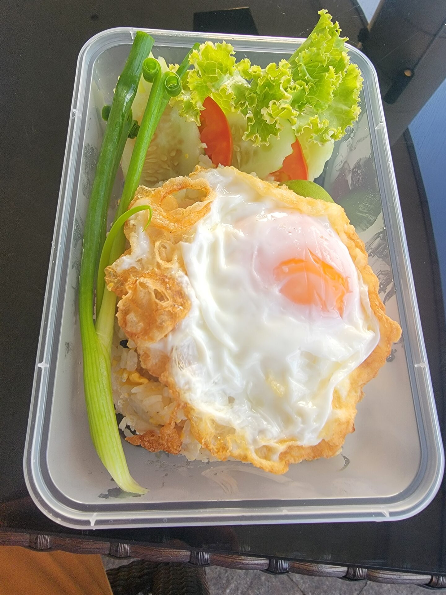 a food in a container